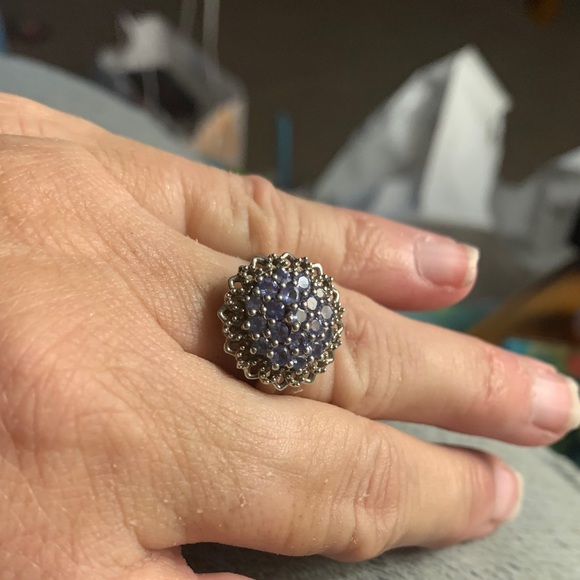 Sterling silver Genuine AA tanzanite ring 925 - Picture 6 of 9